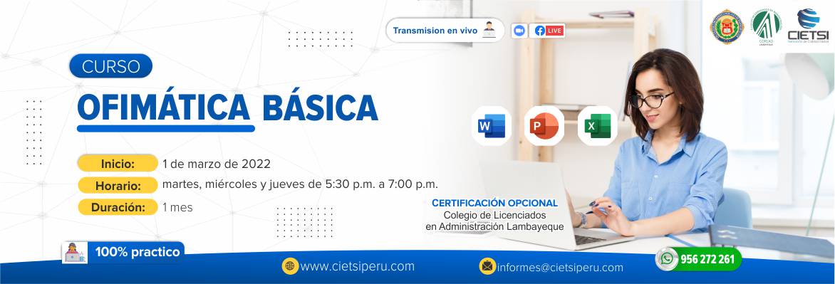 curso en ofimAtica bAsica 2022